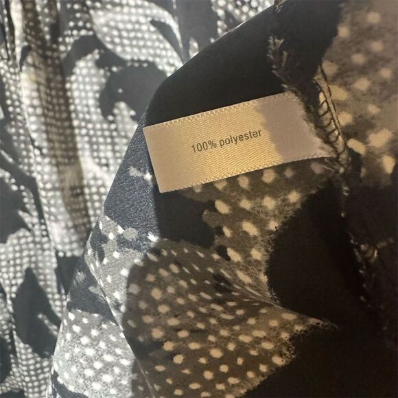 Fashion Bug 4X Oversized Abstract Floral Blouse | Vintage Y2K Goth Boho Chic - Picture 9 of 10